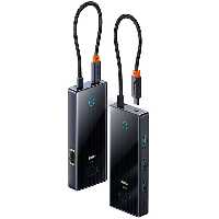هاب تایپ سی 6 پورت فلزی بیسوس Baseus Focus Series 6 Port Type-C Hub Adapter WKYY030213