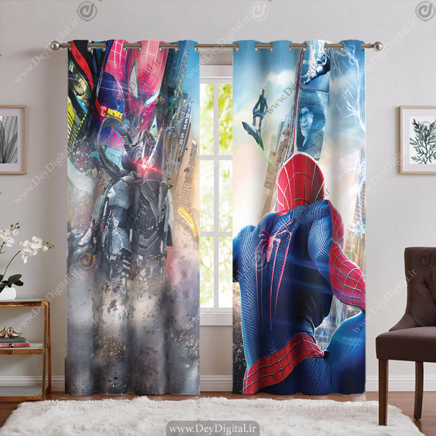 پرده سه بعدی طرح مرد عنکبوتی PK-6703