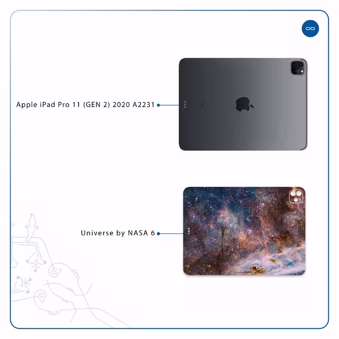 برچسب پوششی ماهوت مدل Universe-by-NASA-6 مناسب برای تبلت اپل iPad Pro 11 (GEN 2) 2020 A2231