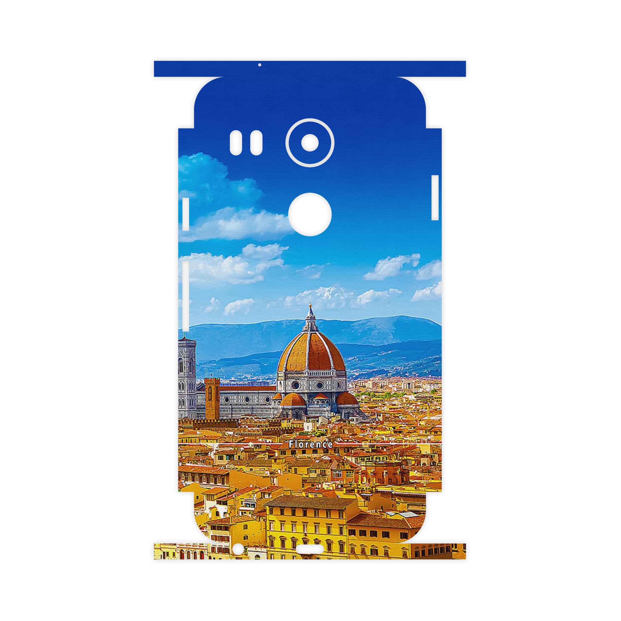 برچسب پوششی ماهوت مدل City of Florence-FullSkin مناسب برای گوشی موبایل گوگل Nexus 5X