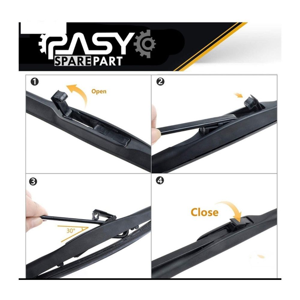 تیغه برف پاک کن  ژله ای آبپاش دار  مناسب برای پراید 131 ،مجموعه 2 عددی