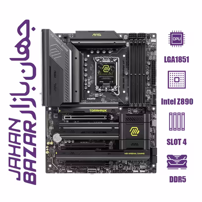 مادربرد ام اس آی مدل MAG Z890 TOMAHAWK WIFI DDR5
