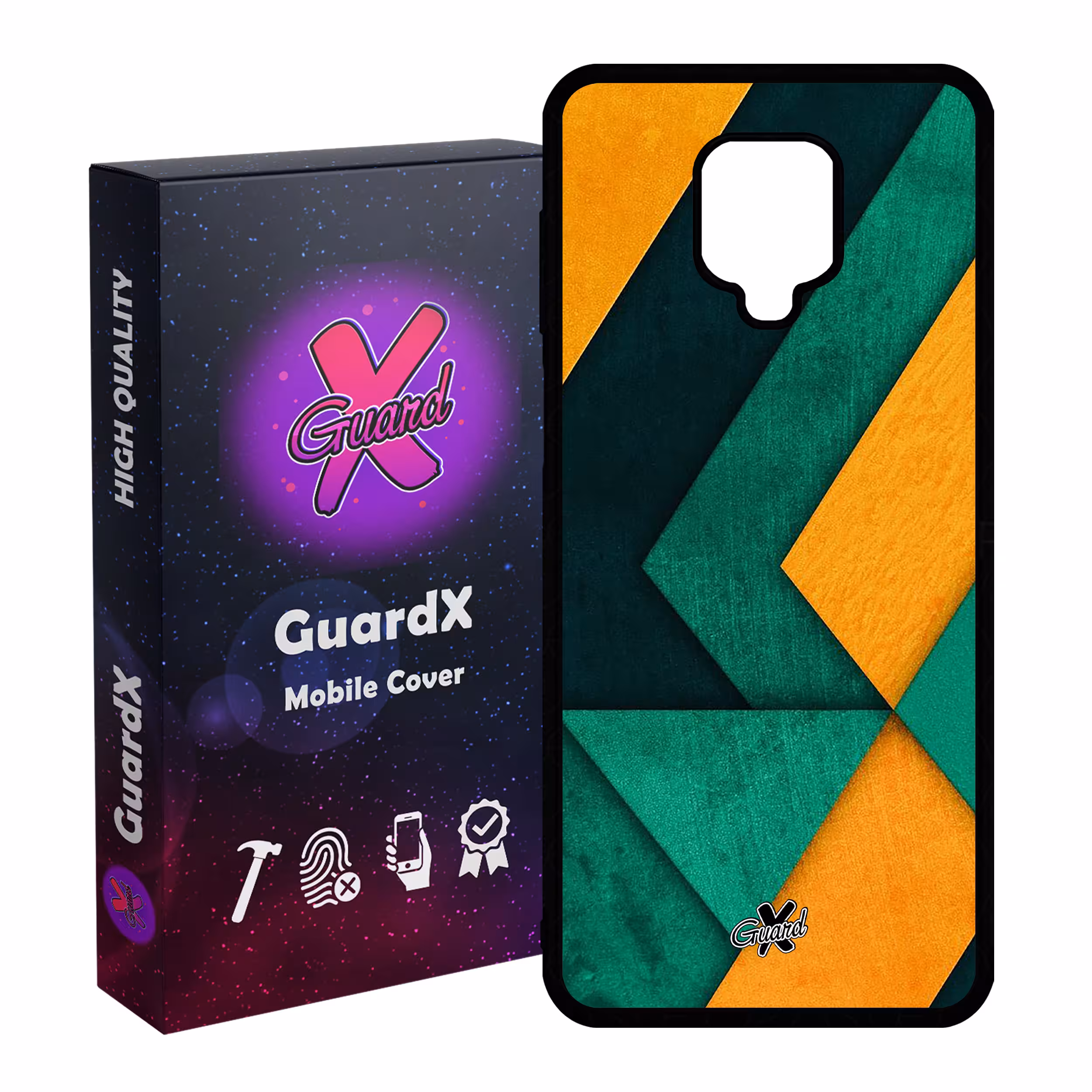 کاور گارد ایکس طرح Shape مدل Glass10329 مناسب برای گوشی موبایل شیائومی Redmi Note 9S / Note 9 Pro / Note 9 Pro Max