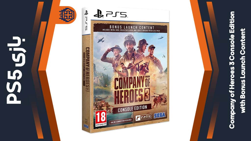 دیسک بازی Company of Heroes 3 Console Edition with Bonus Launch Content – مخصوص PS5