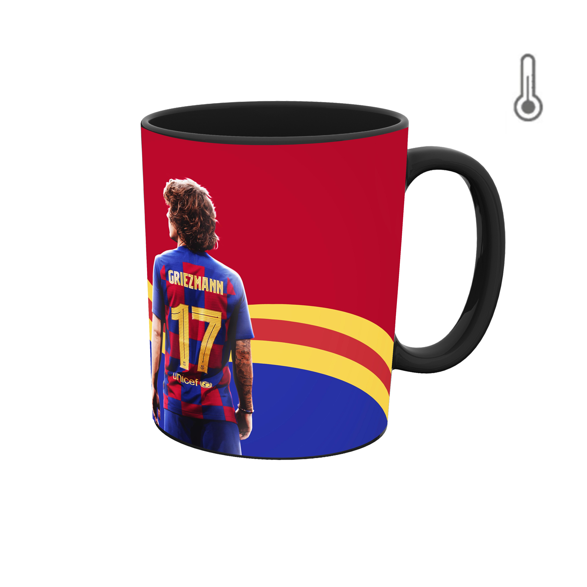 ماگ حرارتی طرح گریزمان بارسلونا کد 37