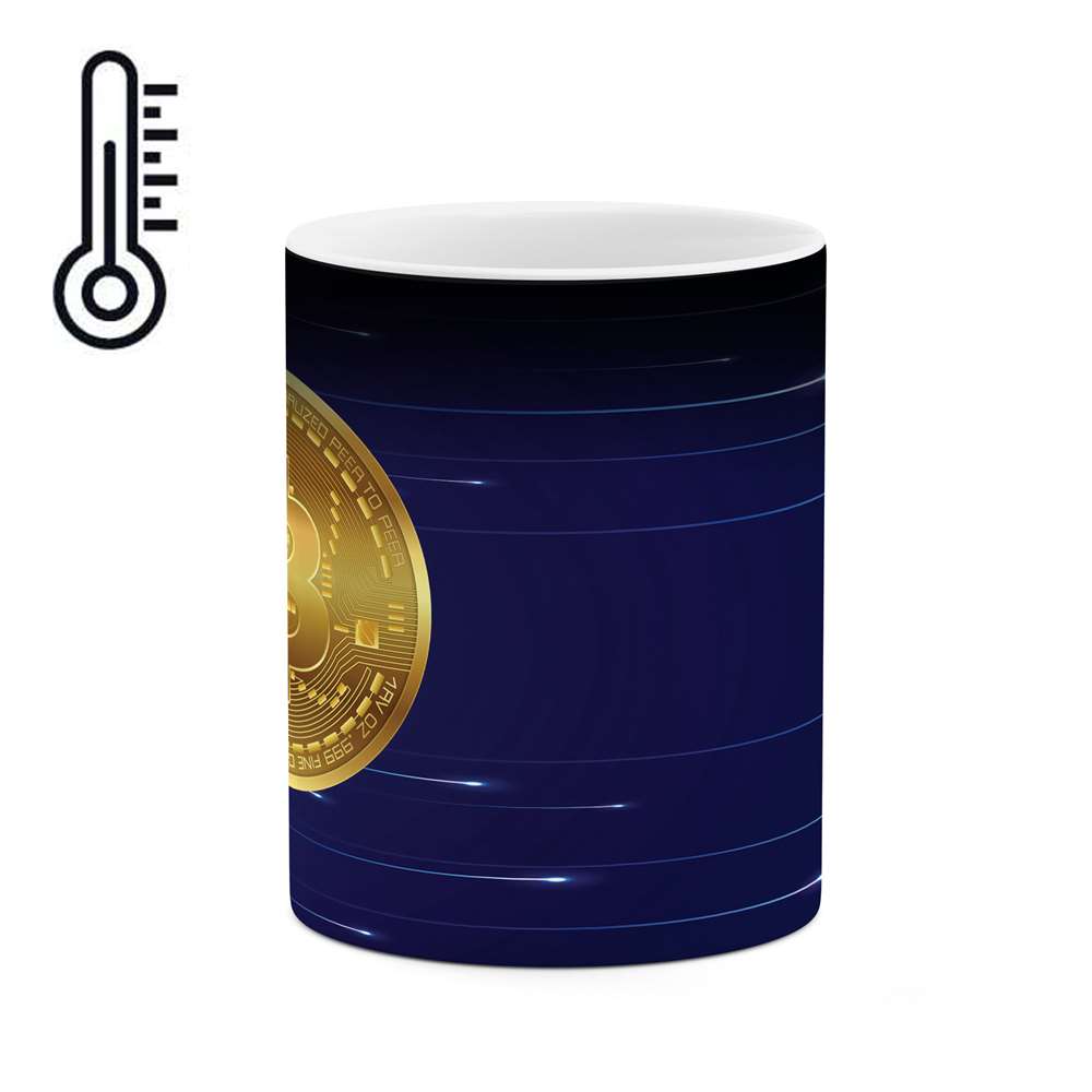 ماگ حرارتی طرح بیتکوین مدل mgp1113