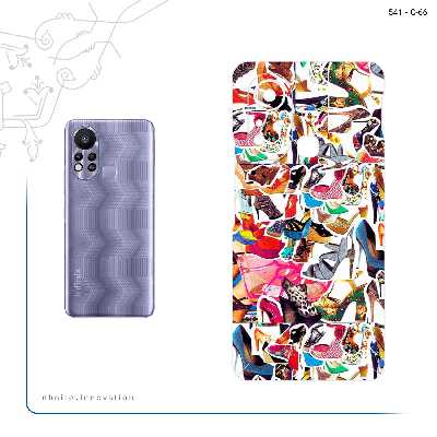 برچسب پوششی ماهوت مدل Collage of High heel Shoes مناسب برای گوشی موبایل اینفینیکس Hot 11s