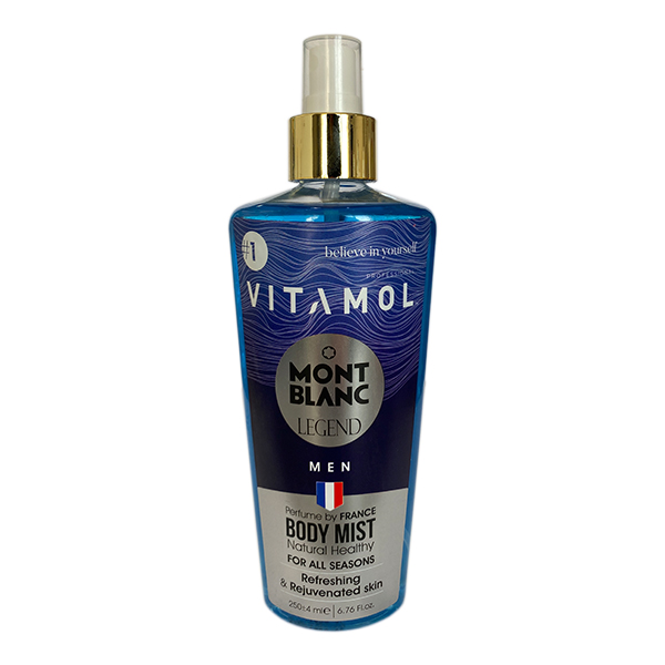 اسپری خوشبو کننده بدن مردانه ویتامول مدل Mont Blanc حجم 250 میلی لیتر 
