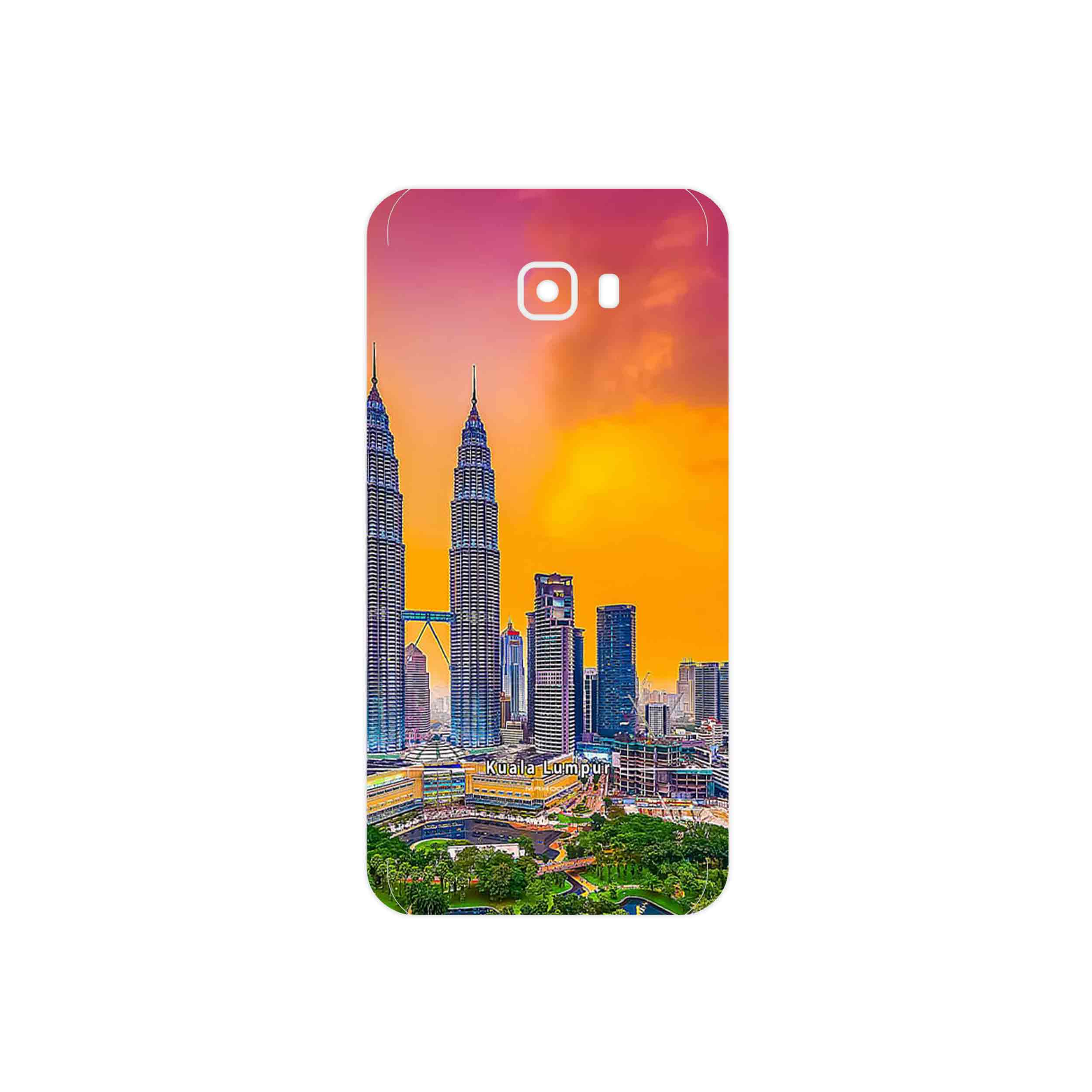 برچسب پوششی ماهوت مدل City of Kuala Lumpur مناسب برای گوشی موبایل سامسونگ Galaxy C7 Pro