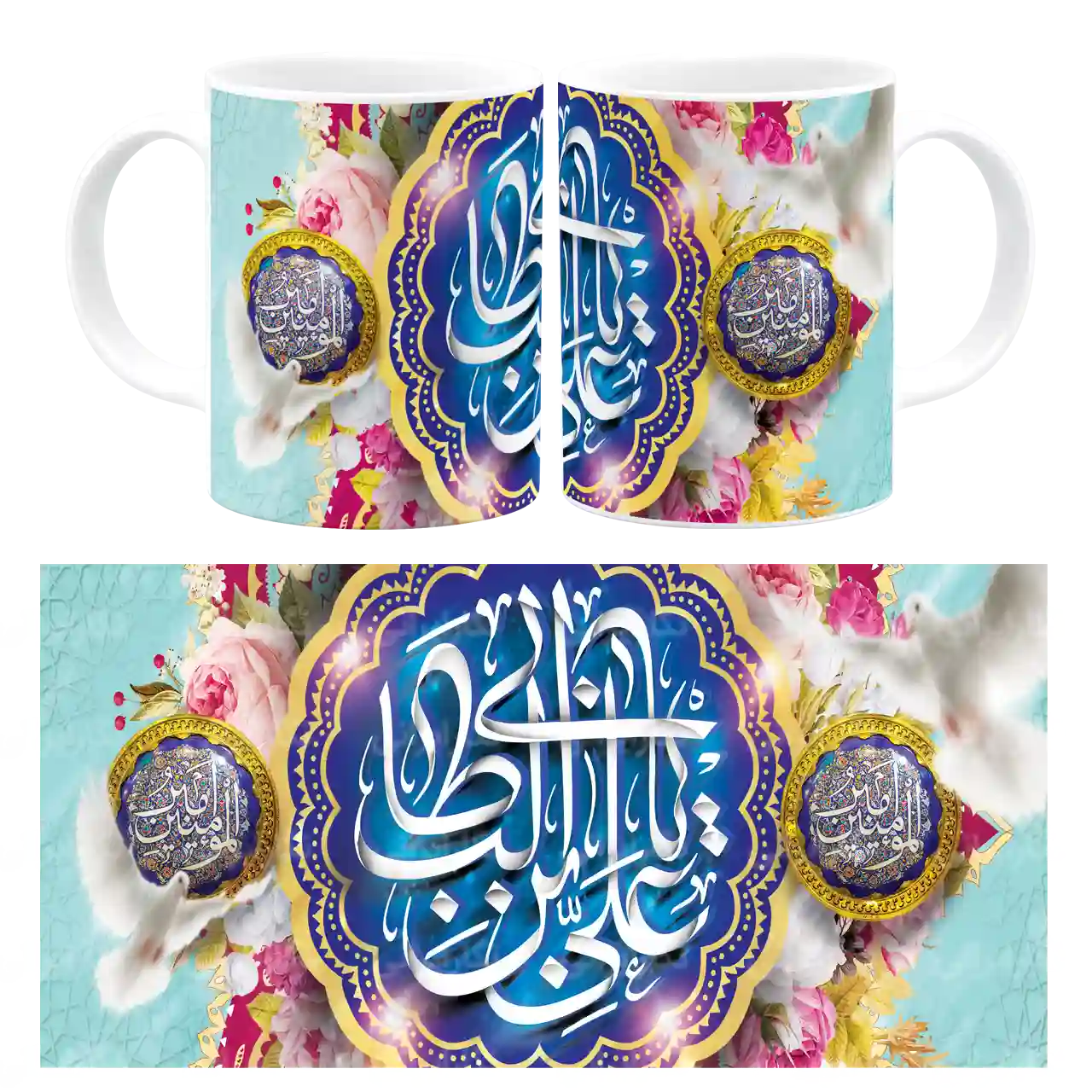 ماگ یا علی ابن ابی طالب (ع) مدل D 9