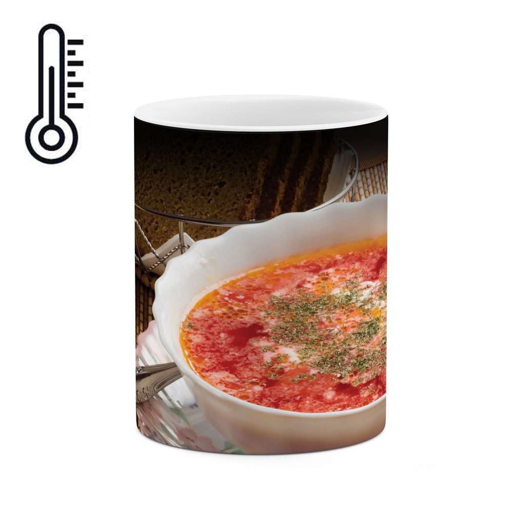 ماگ حرارتی طرح غذا مدل mgh10272