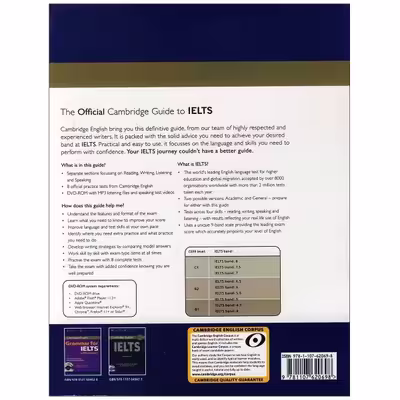 کتاب The Official Cambridge Guide To IELTS اثر جمعی از نویسندگان انتشارات cambridge university press