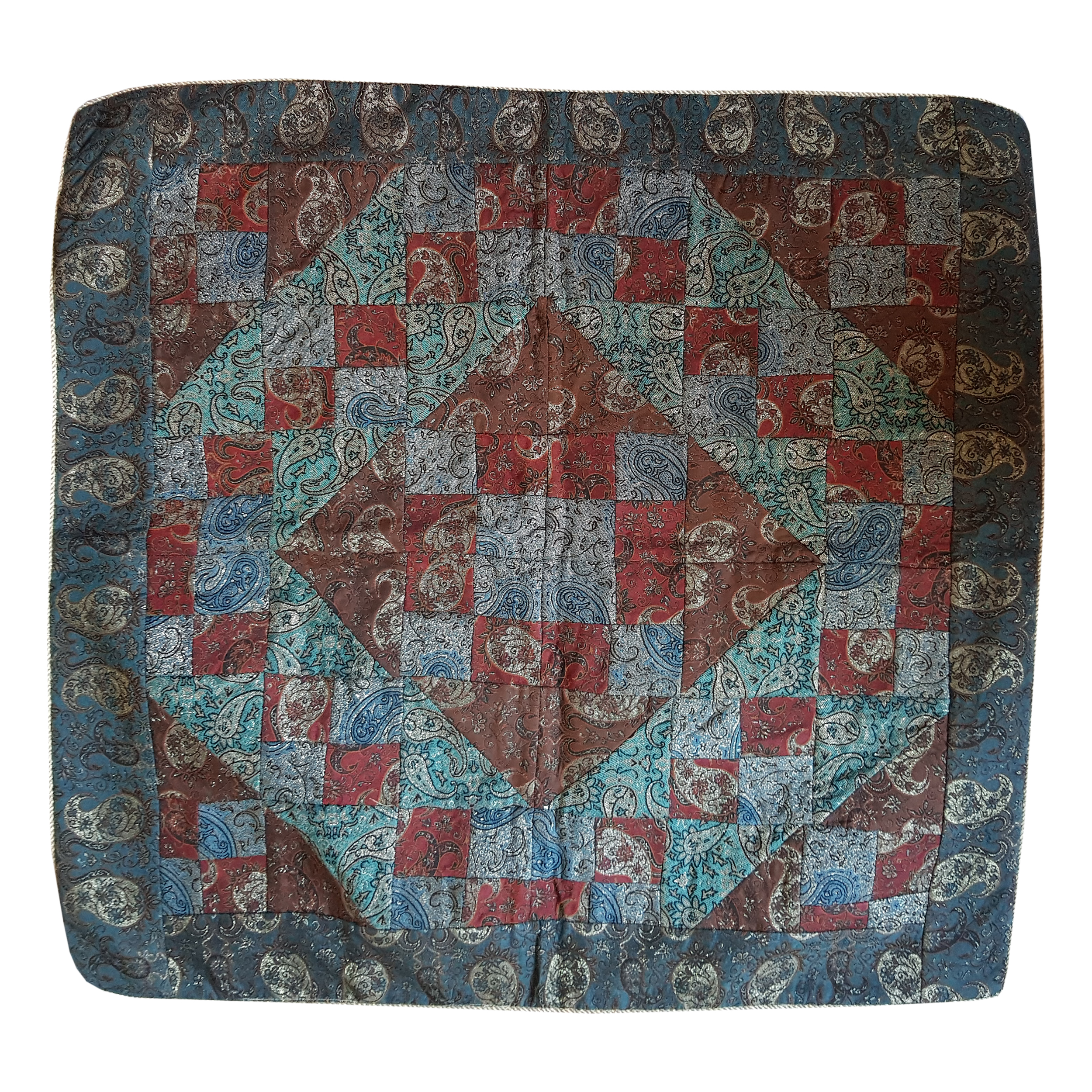 رومیزی ترمه مدل چهل تیکه کد san980