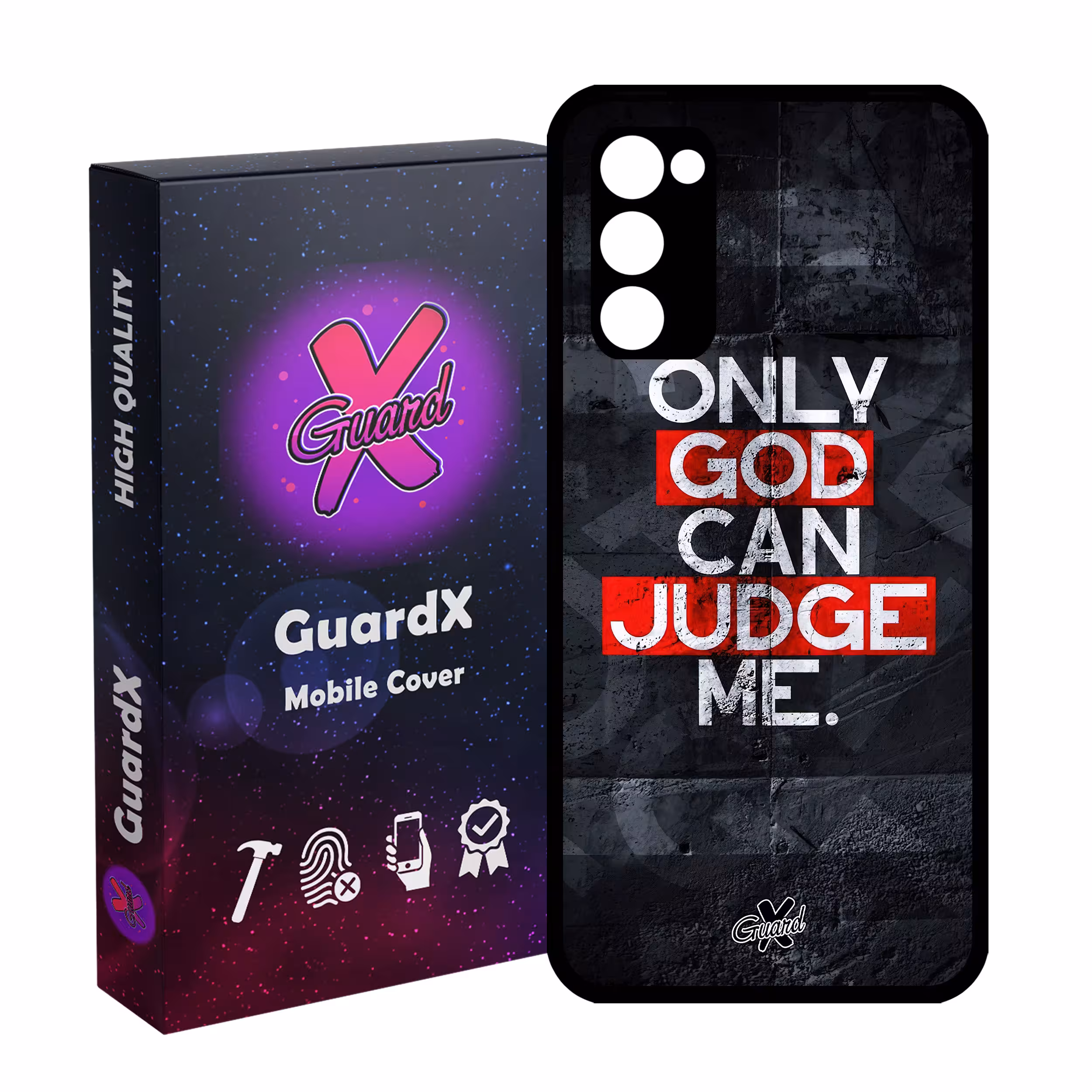 کاور گارد ایکس طرح Text مدل Glass10483 مناسب برای گوشی موبایل سامسونگ Galaxy S20 FE