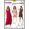 الگو خیاطی تاپ و پیراهن زنانه بوردا استایل کد 6949 سایز 42 تا 52 متد مولر