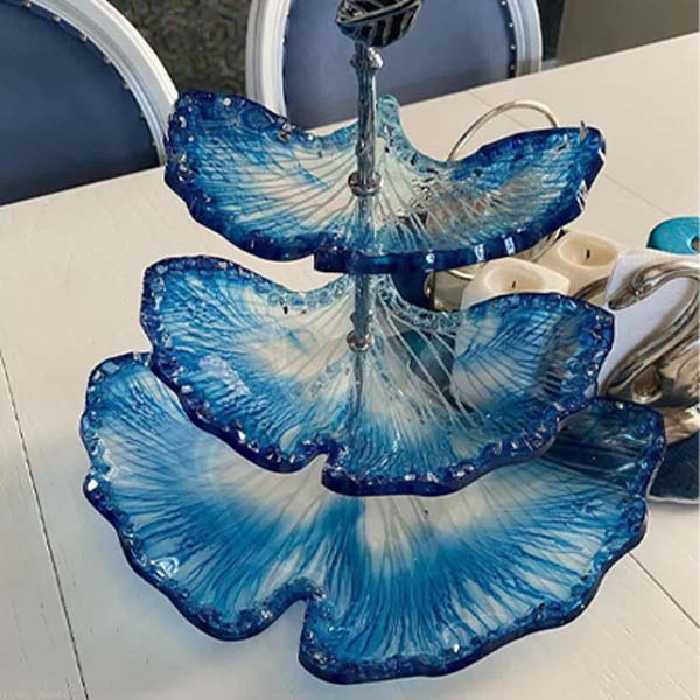 قالب رزین مدل برگ جینکو کد 63