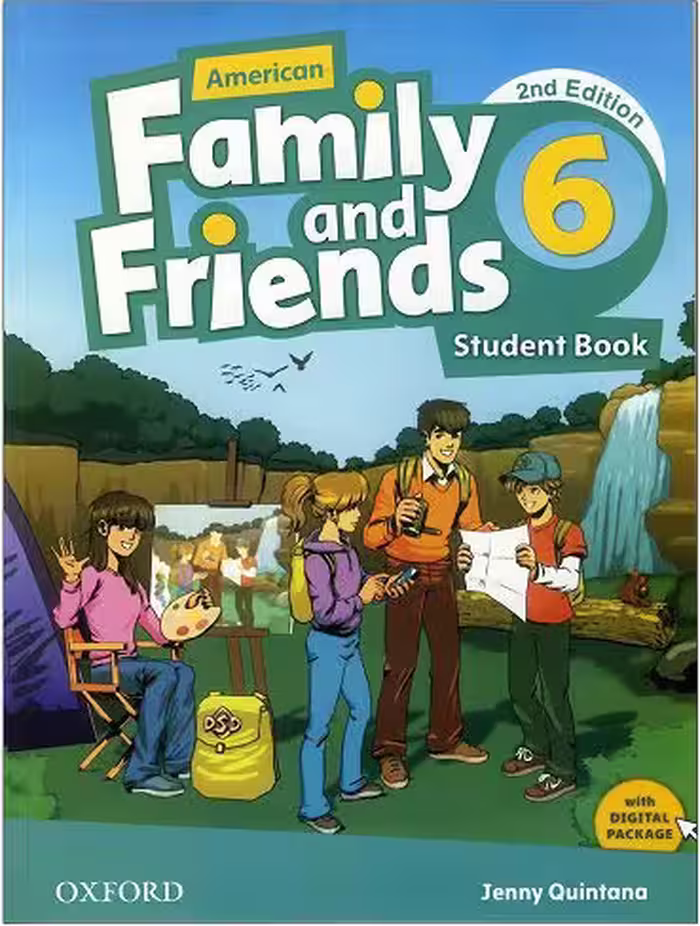 American Family and Friends 6 کتاب امریکن فامیلی فرندز 6 (سایز رحلی -A4)
