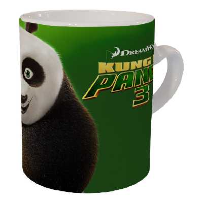 ماگ مدل دسته قلبی طرح پاندا کنگ فو کار کد 10