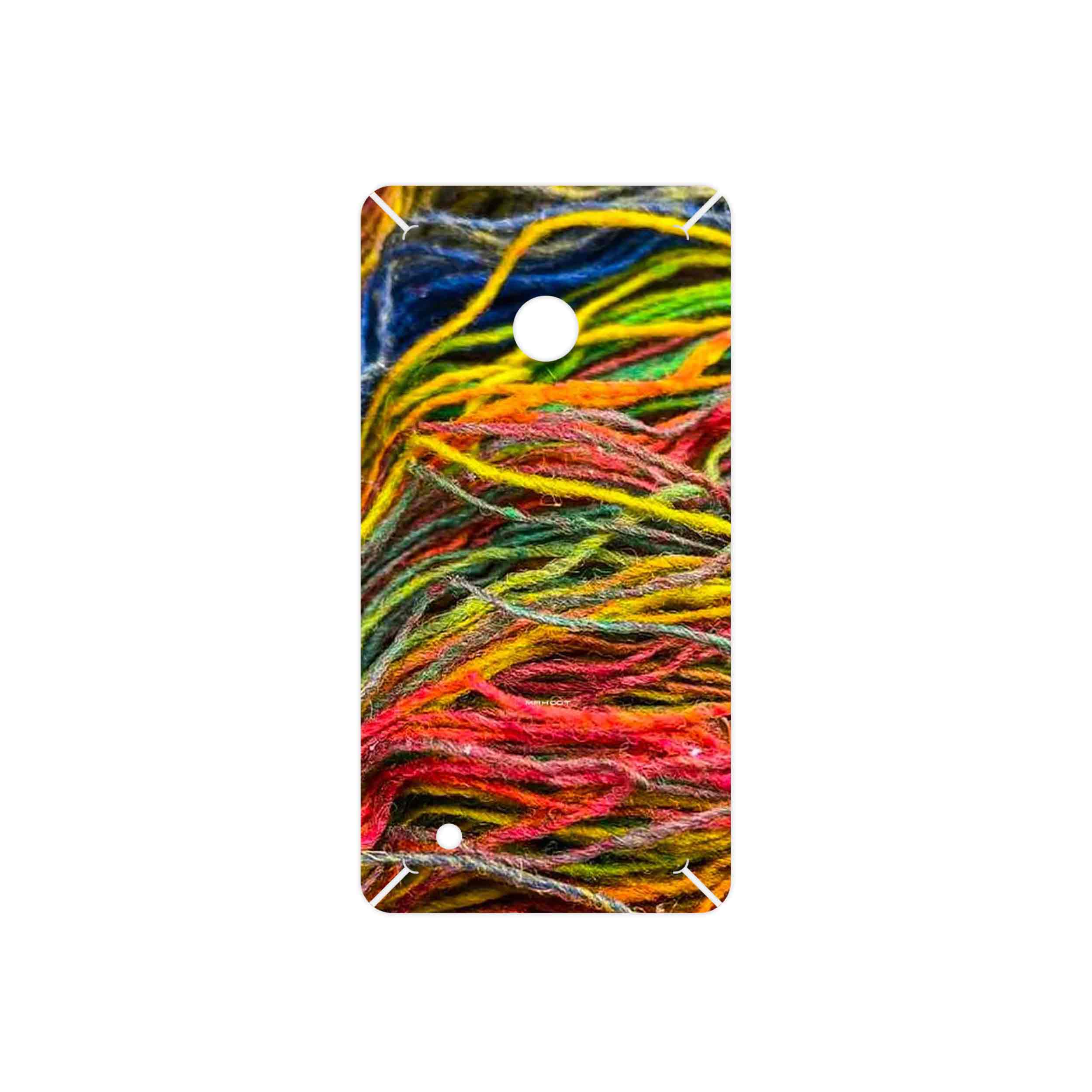 برچسب پوششی ماهوت مدل Fabric Texture 9 مناسب برای گوشی موبایل نوکیا Lumia 530