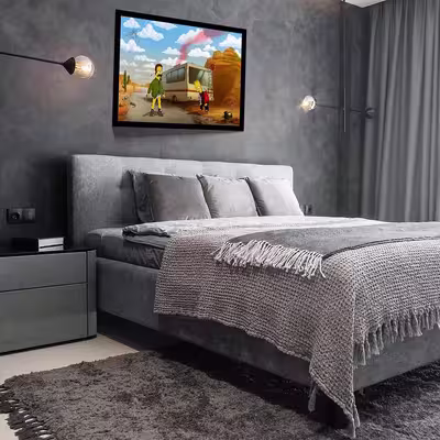 تابلو مدل bart and heisenberg simpson کد F-10048