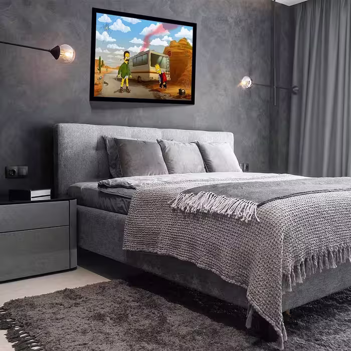 تابلو مدل bart and heisenberg simpson کد F-10048