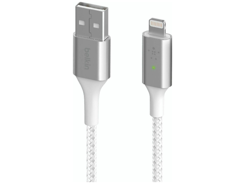 کابل لایتنینگ بلکین مدل MFi CAA007bt07GR به طول 2 متر