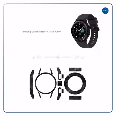 برچسب ماهوت طرح Night Army Pixel مناسب برای ساعت هوشمند سامسونگ Watch4 Classic 42mm