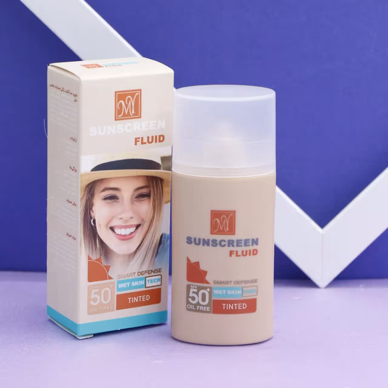 فلوئید ضد آفتاب رنگی مای اسمارت دیفنس SPF50 حجم 50میل 92082