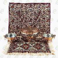 پک سوپ خوری قلمزنی(سوپ خوری قلمزنی مسی-کاسه سوپ خوری مسی-رومیزی قلمکار)