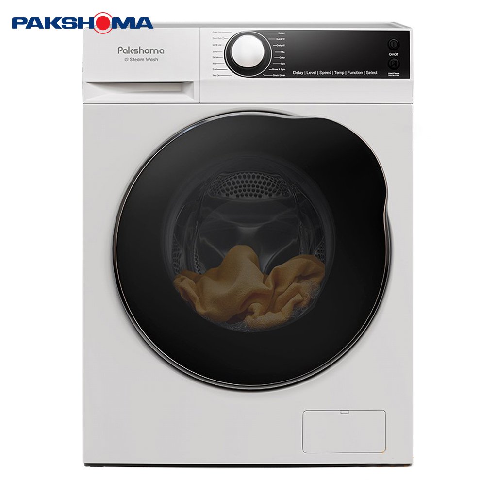 ماشین لباسشویی پاکشوما BWF-40127 WT سفید 9 کیلویی