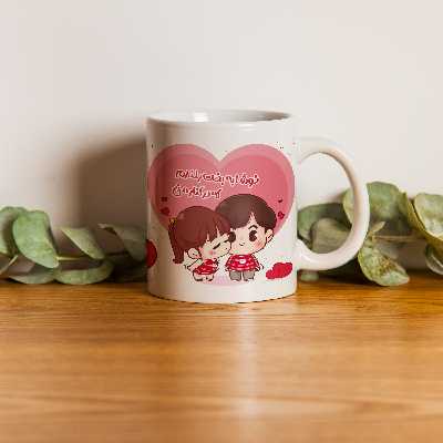 ماگ مدل عشق طرح خوشا به بخت بلندم که در کنار منی