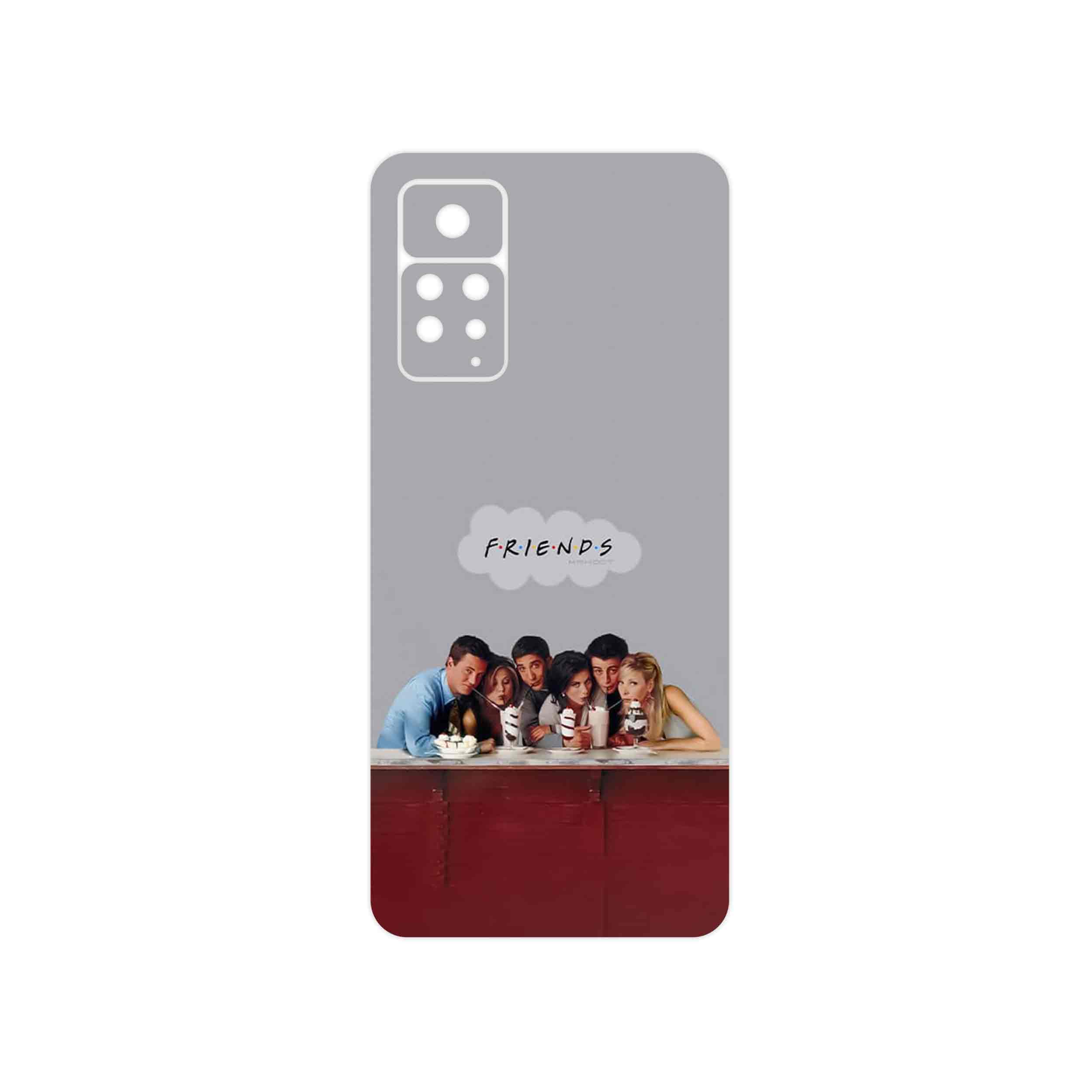 برچسب پوششی ماهوت مدل Friends 1 مناسب برای گوشی موبایل شیائومی Redmi Note 11 Pro Plus 5G (India)