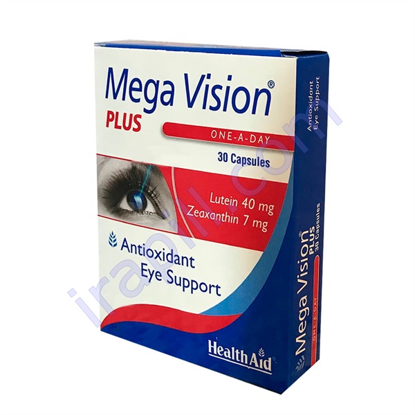 کپسول مگا ویژن پلاس هلث اید 30 عدد