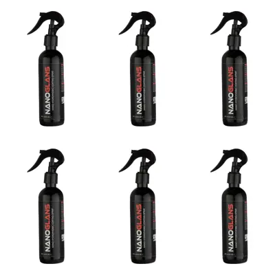  محلول نانو فوق آبگریز نانوگلنز مدل HYDROPHOBIC-COATING حجم 250 میلی لیتر بسته 6 عددی