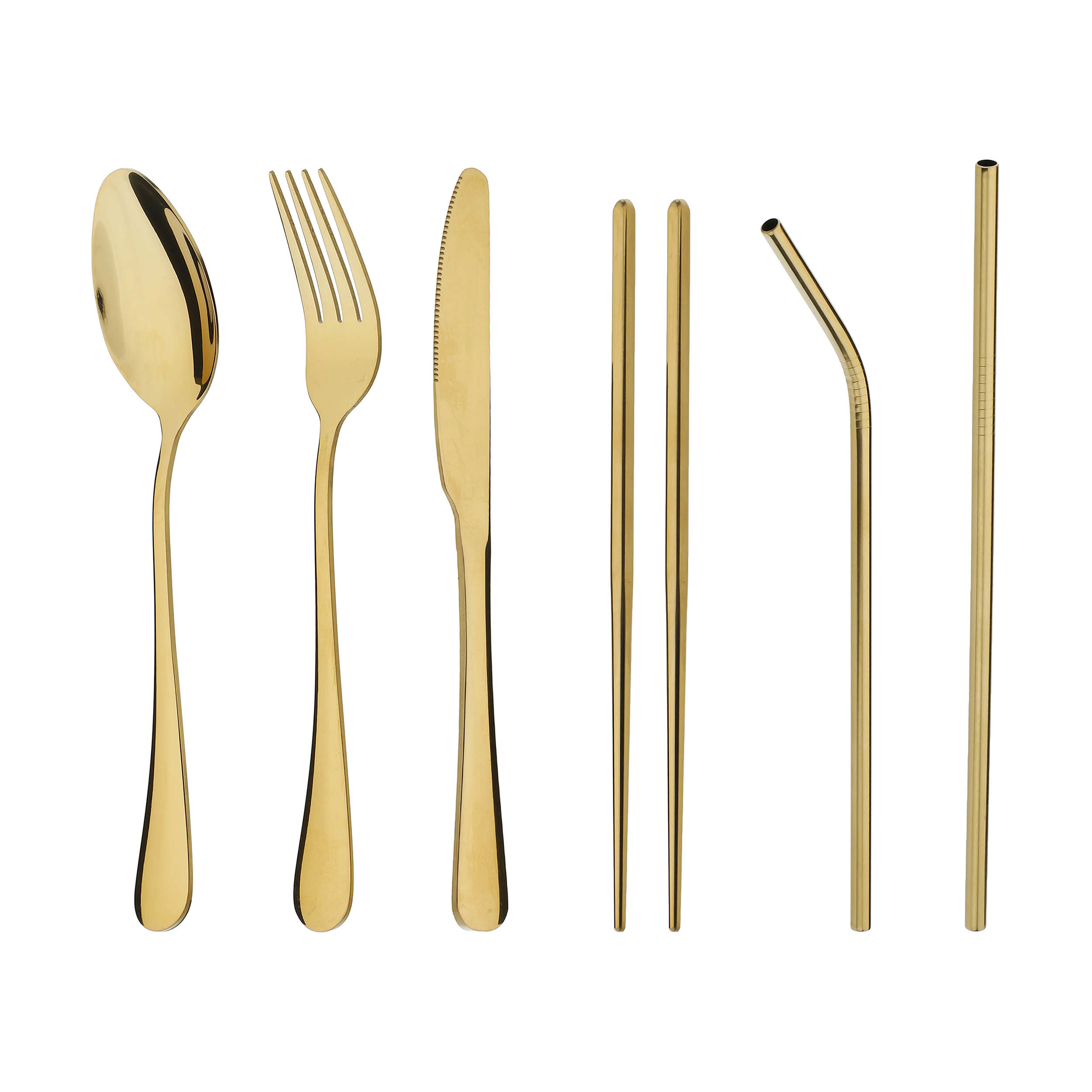 سرویس قاشق و چنگال 8 پارچه مدل مسافرتی