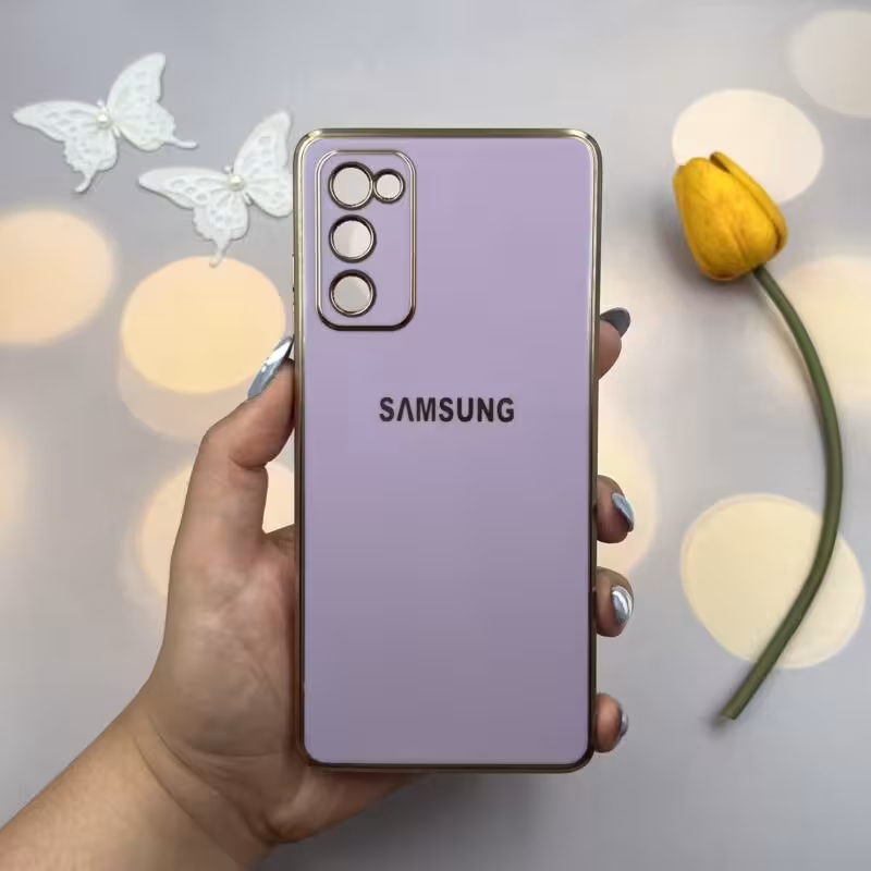 قاب گوشی Galaxy S20 FE سامسونگ مای کیس  دور طلایی محافظ لنز دار کد 43986