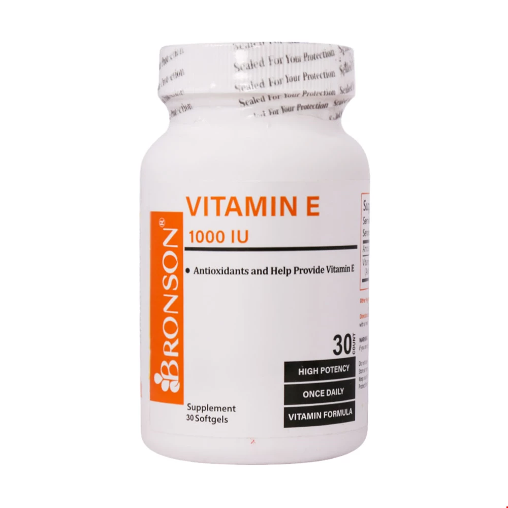 سافت ژل ویتامین ای 1000 واحد برونسون 30 عددی