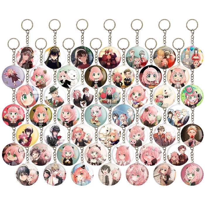 جاکلیدی خندالو مدل انیمه اسپای ایکس فمیلی Spy X Family کد 80 بسته 49 عددی