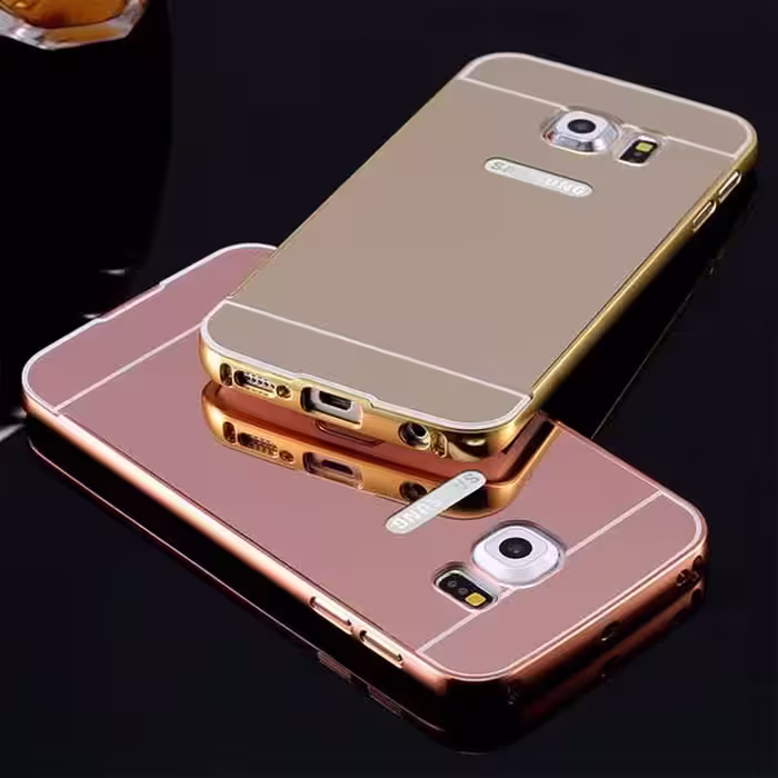 قاب آینه‌ای دور فلزی موبایل سامسونگ Galaxy S7