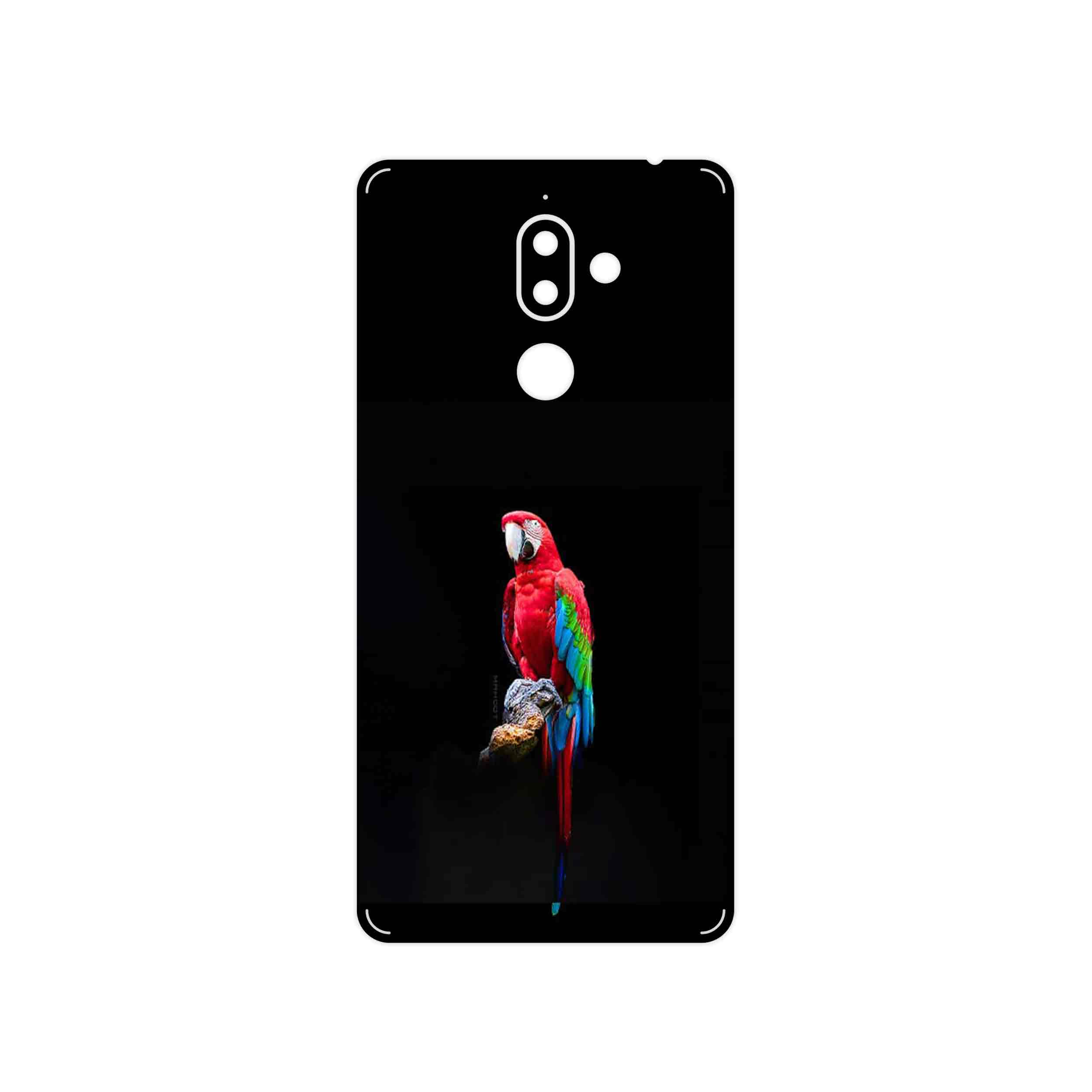 برچسب پوششی ماهوت مدل Parrot مناسب برای گوشی موبایل نوکیا 7 Plus