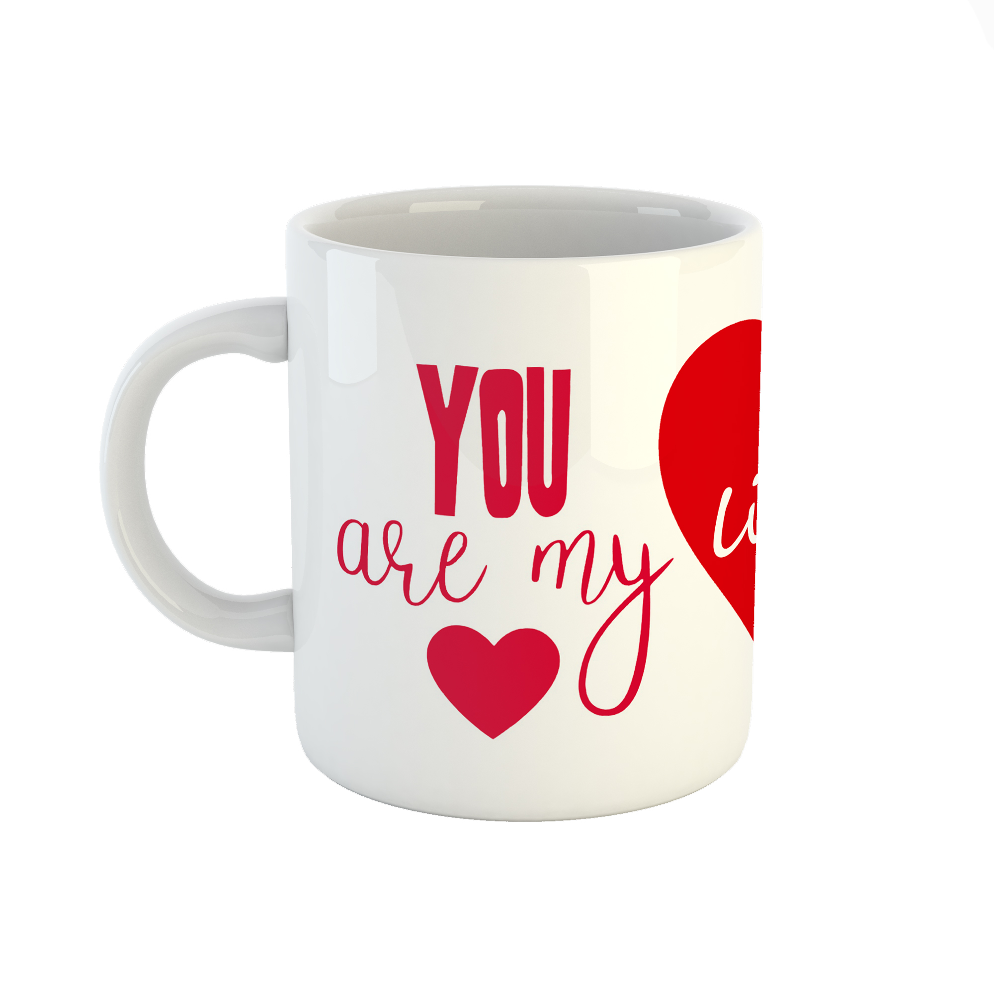 ماگ طرح اسم لیان مدل قلب کد 81