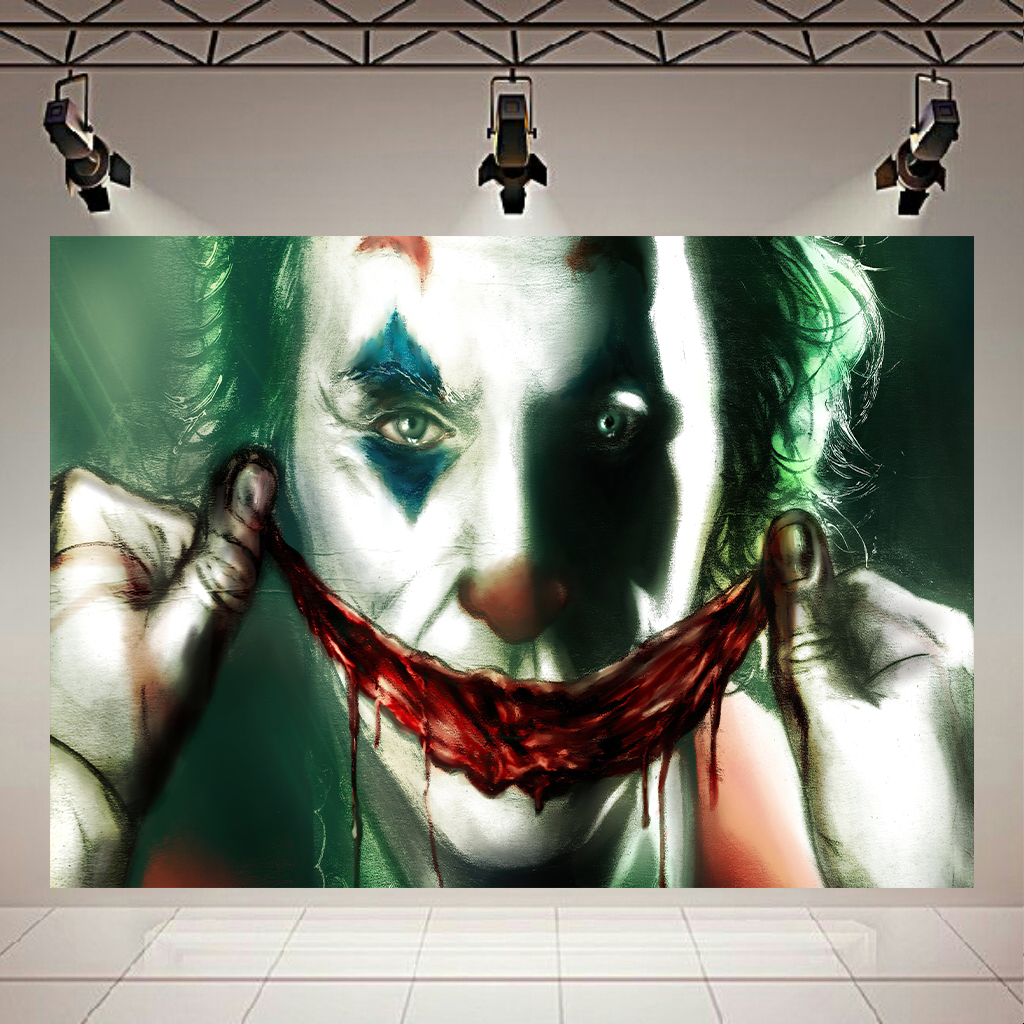 تابلو بوم طرح جوکر مدل I Always Smiles کد AR2545