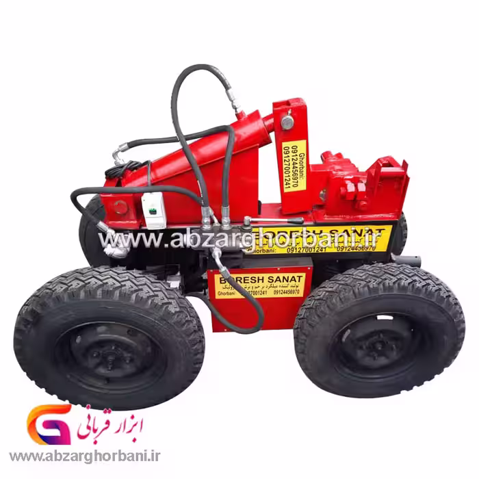 قیچی برقی میلگرد بر 4 چرخ بزرگ سایز 32