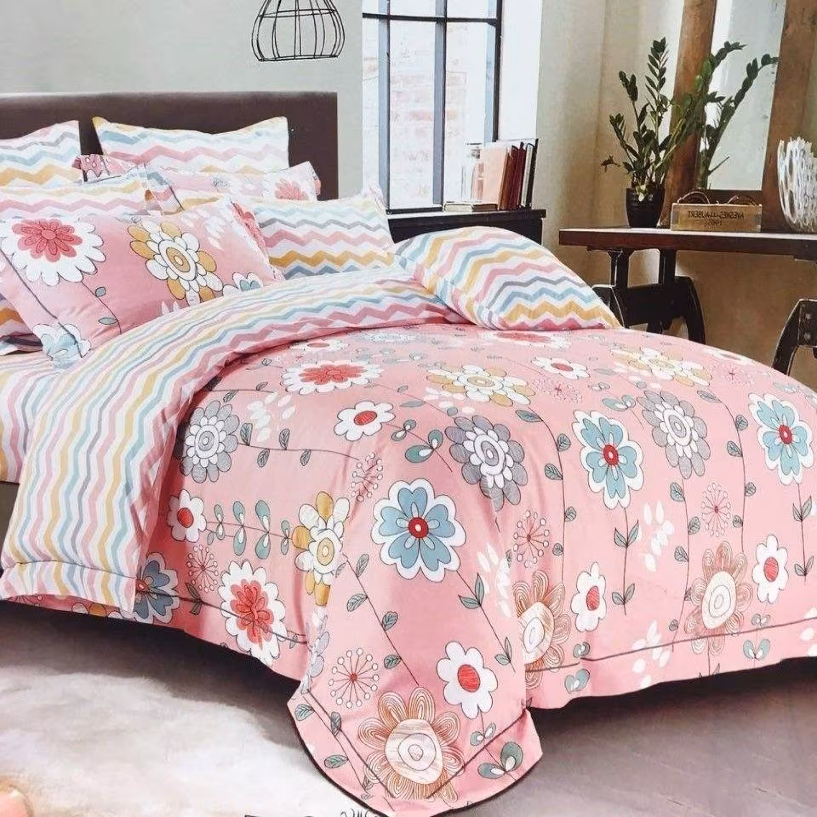 سرویس خواب کوکوجم مدل Fendi 120 یکنفره 4 تکه
