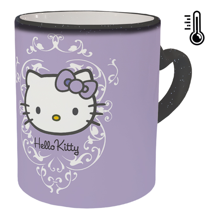 ماگ حرارتی مدل دسته قلبی اکلیلی طرح کیتی کد 31