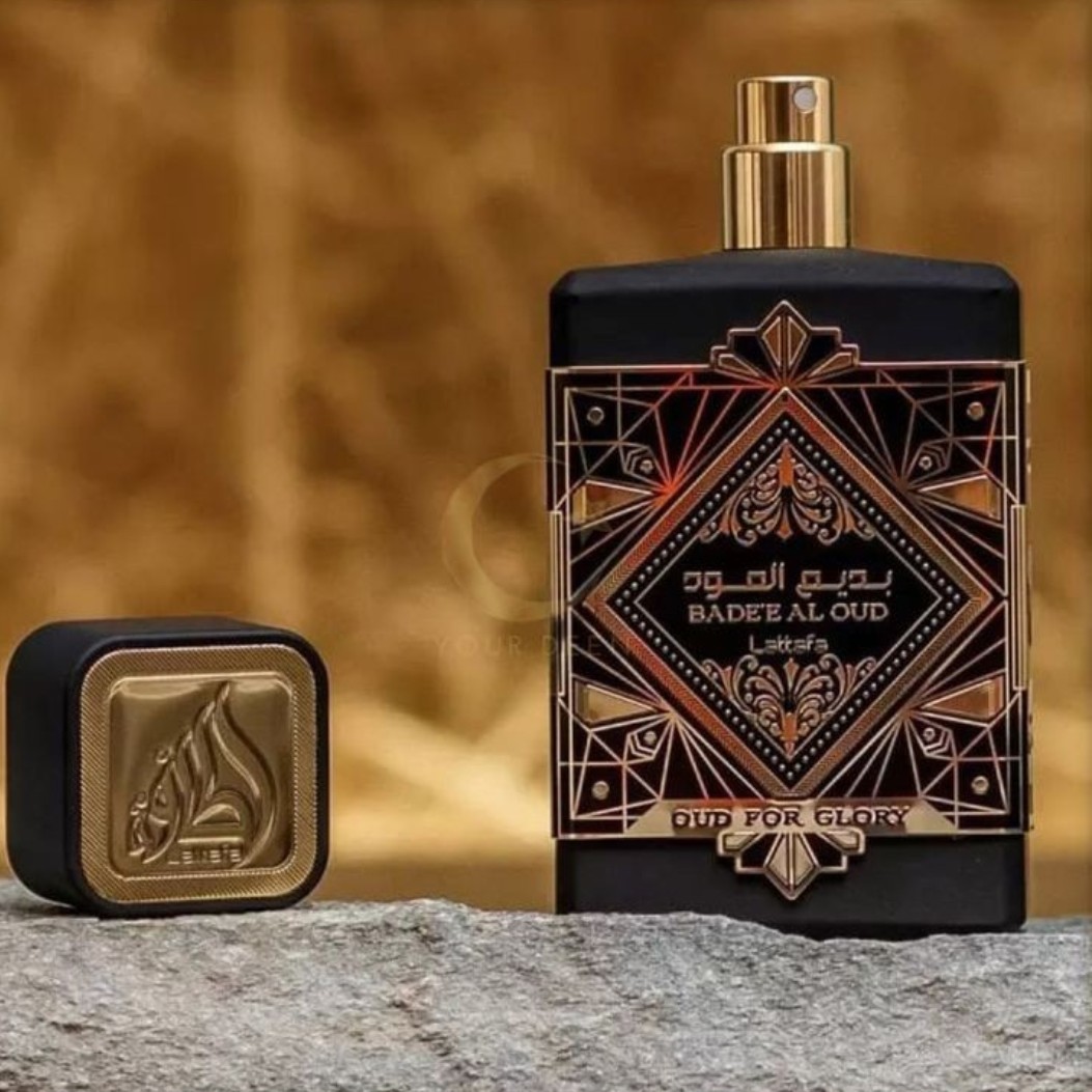 لطافه بدیع العود عود فور گلوری اورجینال 100 میل زنانه مردانه Lattafa Perfumes Badee Al Oud Oud for Glory