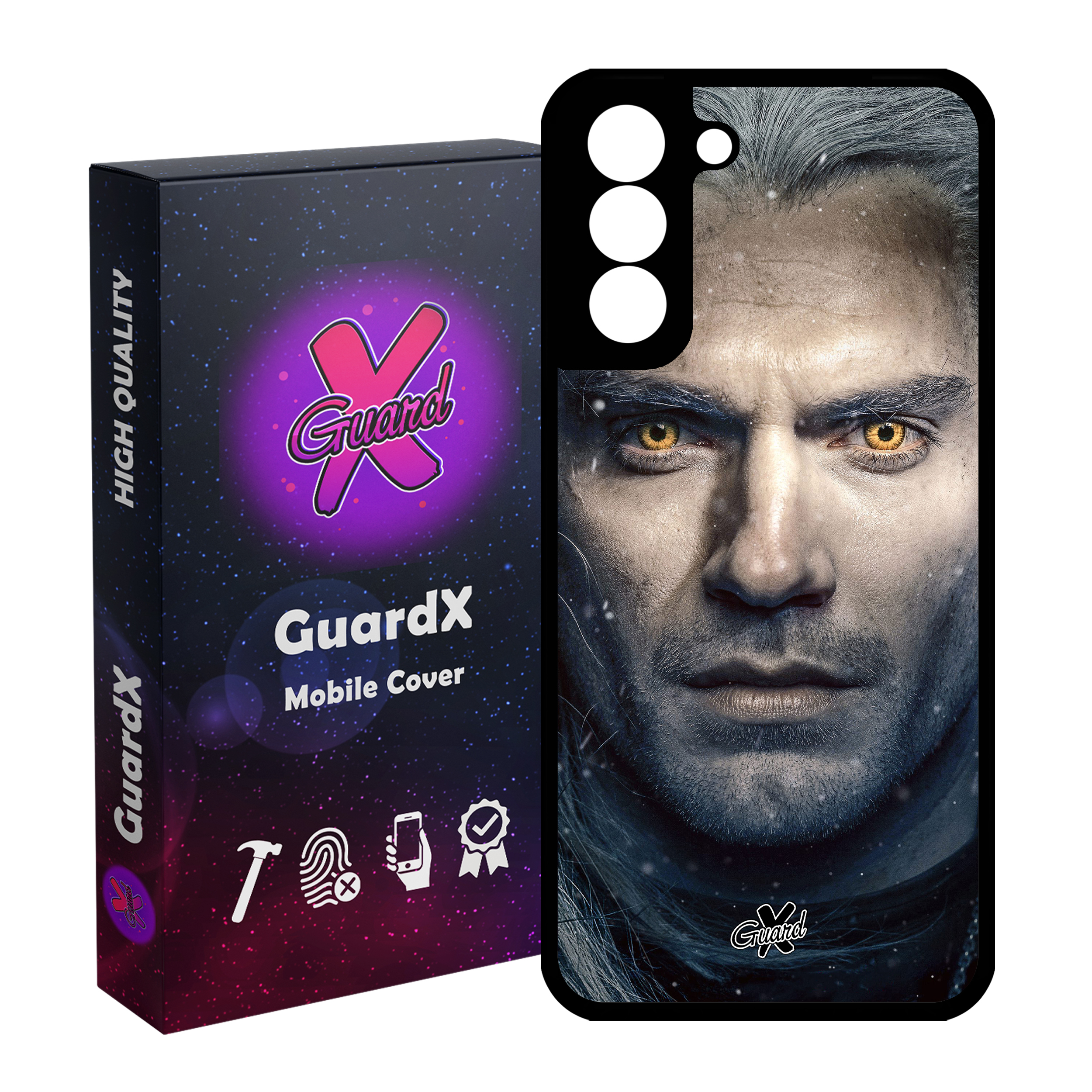 کاور گارد ایکس طرح Witcher مدل Glass10177 مناسب برای گوشی موبایل سامسونگ Galaxy S21