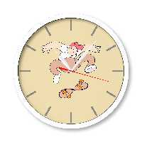 ساعت دیواری مدل روزمرگی کد 3257