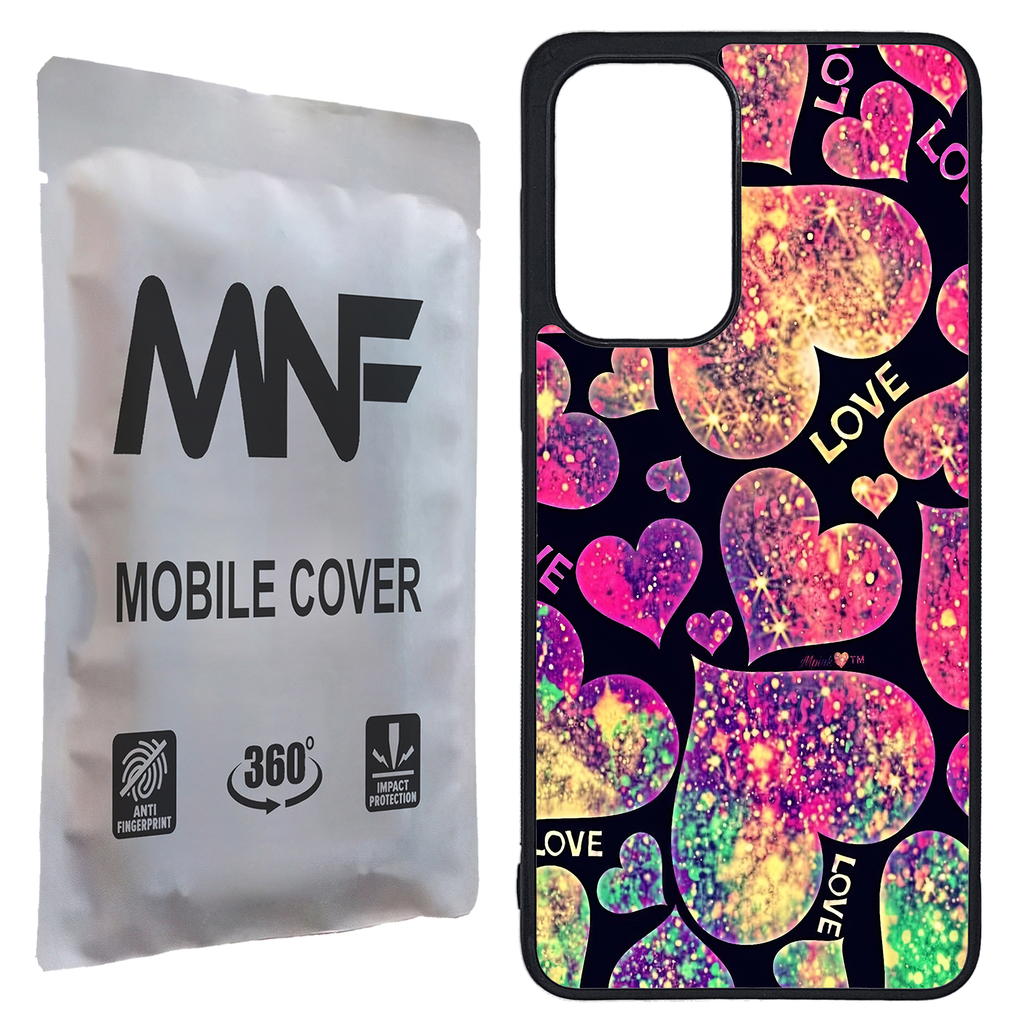 کاور ام ان اف طرح قلبی LOVE کد P-011 مناسب برای گوشی موبایل سامسونگ Galaxy A33 / A33 5G