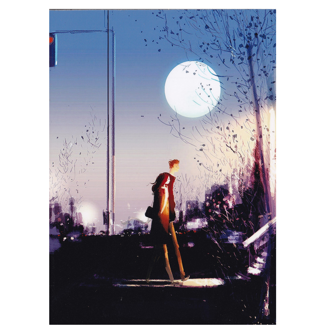 تابلو شاسی طرح ماه زیبا کد Ir-814